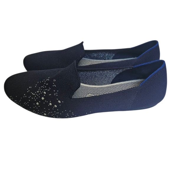 Rothy's Limited Edition Navy Blue Virgo Zodiac Flats Size 9.5 - Picture 5 of 11